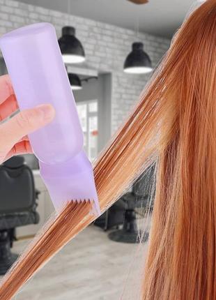 Флакон аппликатор для окрашивания волос, бутылка для краски, розмариновой воды