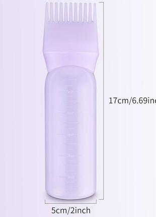 Флакон аппликатор для волос, бутылка для краски, бутилка для розмариновой воды