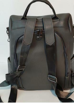 Рюкзак девушка&nbsp;мягкий искусственный кожа модный новый фасон городской рюкзак стильный5 фото