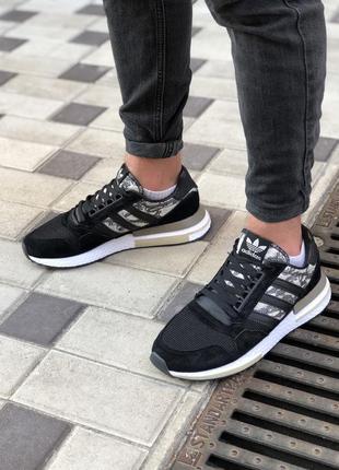 Чоловічі кросівки adidas zx 500 rm "black/camo"