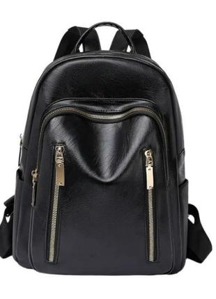 Рюкзак девушка мягкая искусственная кожа модный новый фасон городской рюкзак стильный