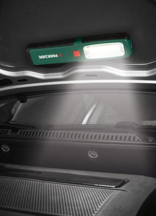 Аккумуляторная лампа parkside 360 лм