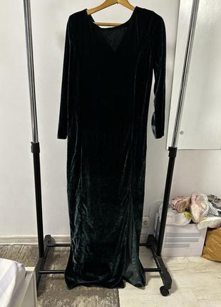 Вечернее платье велюр 52