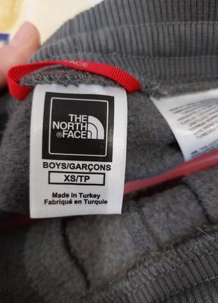 Брюки на флисе the north face 5-6 лет 110-118 см детские спортивные штаны серые5 фото