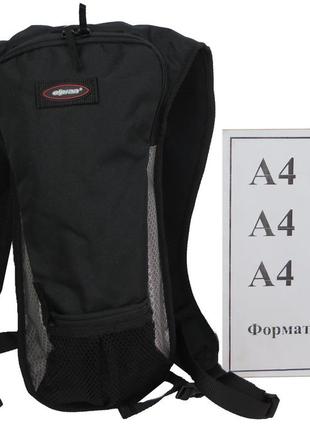 Невеликий велосипедний рюкзак, велорюкзак 2l olpran чорний9 фото