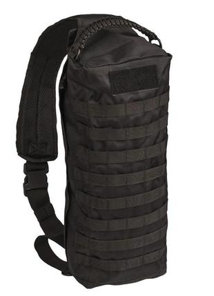 Mil-tec sling bag tanker black рюкзак однолямочний 15л, чорний 137263021 фото