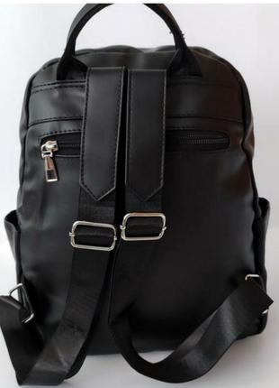Рюкзак девушка мягкая искусственная кожа модный новый фасон городской рюкзак стильный3 фото