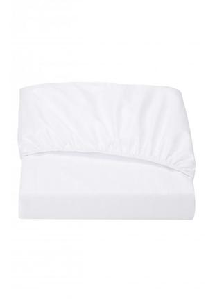 Простынь на резинке microfiber white stripe1 фото