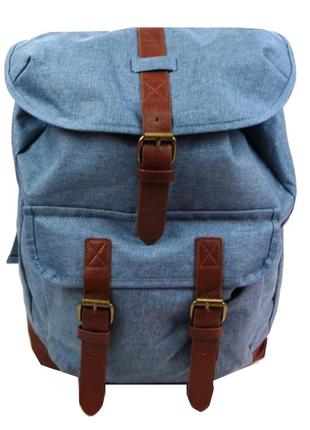 Городской рюкзак  20l retro-ruscksack голубой3 фото