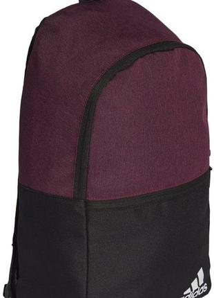 Cпортивний рюкзак 18l adidas backpack daily bp ii burgundy black1 фото