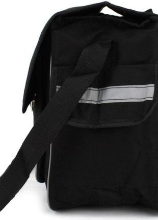 Чоловіча текстильна сумка листоношень wallaby 855 чорний2 фото