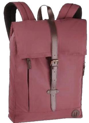 Молодіжний світловідбивний рюкзак 15l modischer rucksack бордовий2 фото