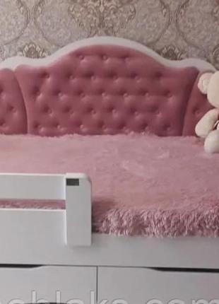 Дитяче ліжко для дівчинки "л-6" (без бортика)1 фото