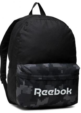 Спортивный рюкзак 24l reebok act core черный с серым