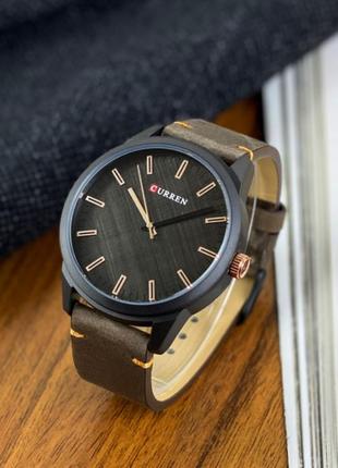 Чоловічий наручний класичний кварцевий  годинник сurren 8386 bbg