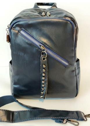 Рюкзак девушка&nbsp;мягкий искусственный кожа модный новый фасон городской рюкзак стильный