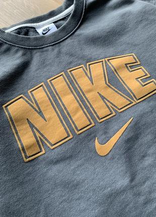 Кофта свитшот nike с большим логотипом2 фото