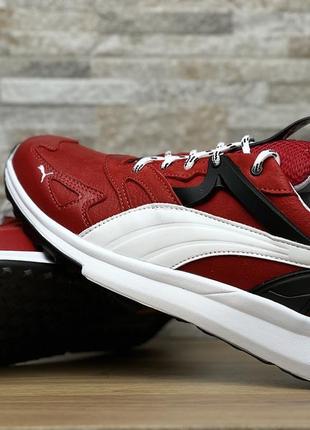 Мужские кожаные кроссовки puma rs-x red5 фото