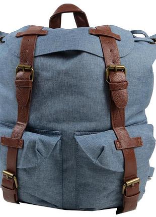 Рюкзак городской retro-ruscksack голубой на 20л