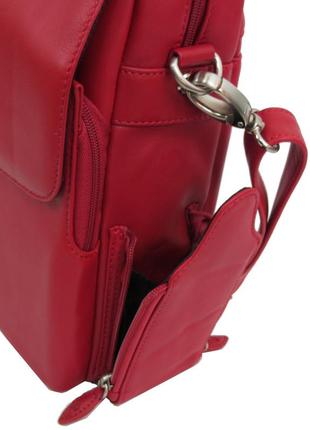 Женская сумка sheff красная10 фото