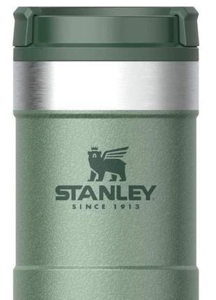 Stanley neverleak hammertone green термокружка 350мл,  нержавіюча сталь 10-09855-0064 фото