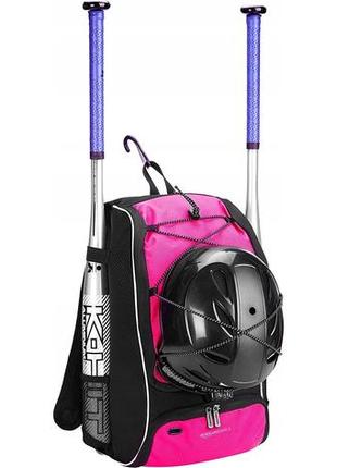 Спортивний рюкзак 22l amazon basics чорний із рожевим3 фото