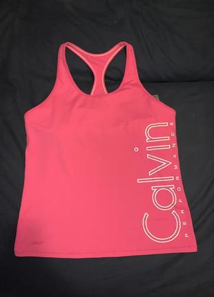 Майка+топ спортивный оригинал calvin klein