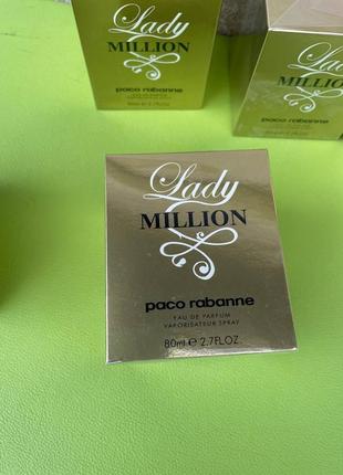 Paco rabanne lady million парфюмированная вода женская, 80 мл5 фото