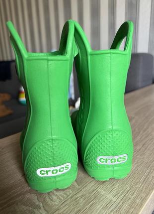 Crocs rainboot резиновые сапоги 22-23 размер c63 фото