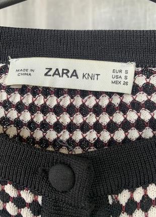 Zara knit трикотажный кардиган2 фото