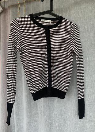 Zara knit трикотажний кардиган