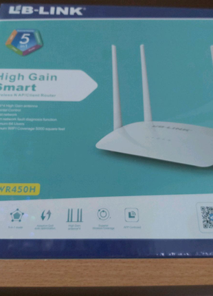 Wifi роутер lb-link bl-wr450h вай фай маршрутизатор для дому