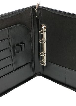 Папка зі шкірозамінника exclusive чорна