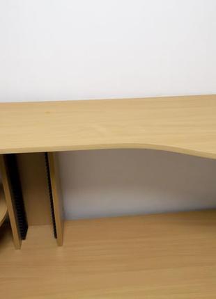 Компютерний стіл з хромованими опорами стіл для кімнати офісу5 фото