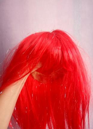 Червона перука гелловін косплей