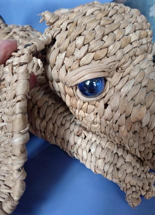 Рогоз плетеная собака большая такса рогоз плетение