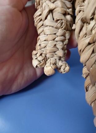 Рогоз плетеная собака большая такса рогоз плетение