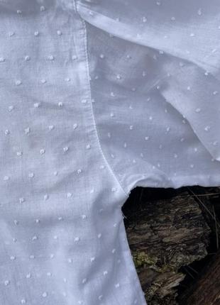 Хлопковая рубашка блуза gap в этно стиле рукава фонарики нежная блуза хлопковая7 фото