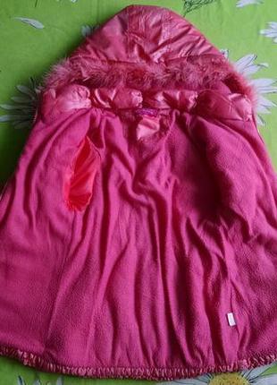 Демісезонна тепла легка курточка для дівчинки 4-5 років.6 фото