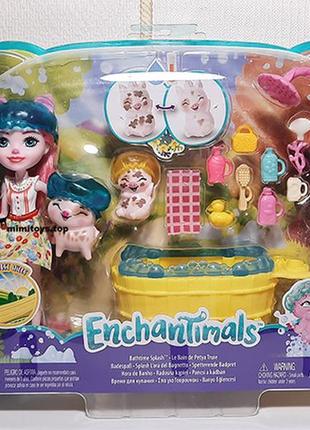 Enchantimals petya pig streusel nisha энчантималс лялька свинки