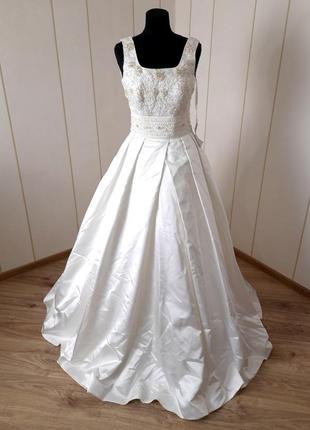 Весільне плаття пишне розмір s м недорого на блискавці4 фото