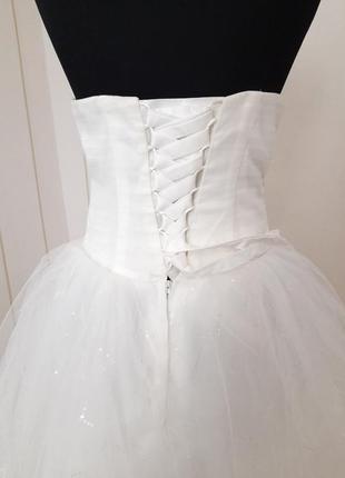 Весільна сукня пишна розмір l xl недорого дуже красива6 фото