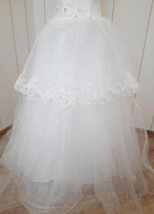 Весільна сукня пишна розмір l xl недорого дуже красива8 фото