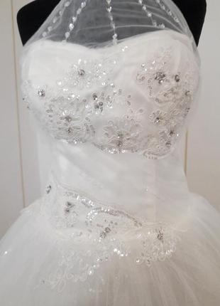 Весільна сукня пишна розмір l xl недорого дуже красива12 фото