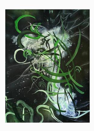 Акрилова картина "algae"