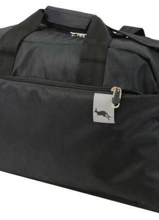 Спортивна сумка для фітнесу wallaby 18 л чорна2 фото