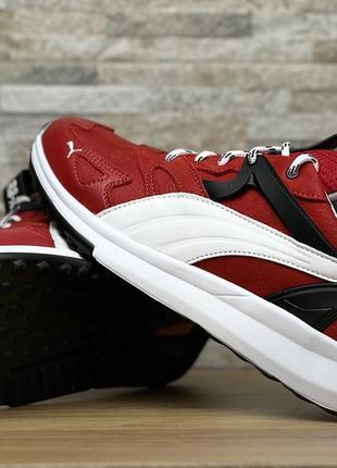 Мужские кожаные кроссовки puma rs-x red6 фото