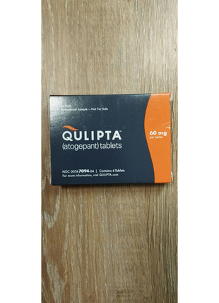 Qulipta - чотири таблетки для попередження приступів мігрені