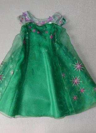 Карнавальна весняна сукня ельзи на 4 роки2 фото