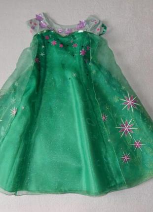 Карнавальна весняна сукня ельзи на 4 роки1 фото